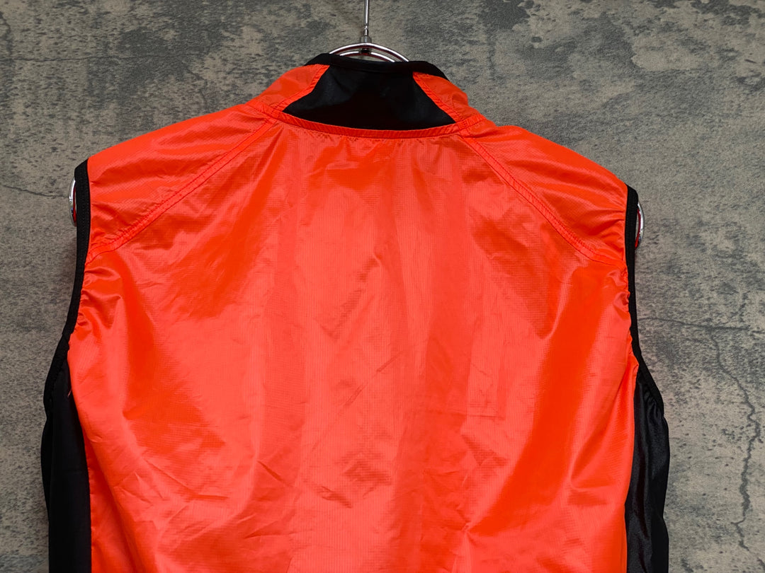 JQ079 アソス ASSOS MILLE GT Wind Vest サイクルベスト ジレ オレンジ M