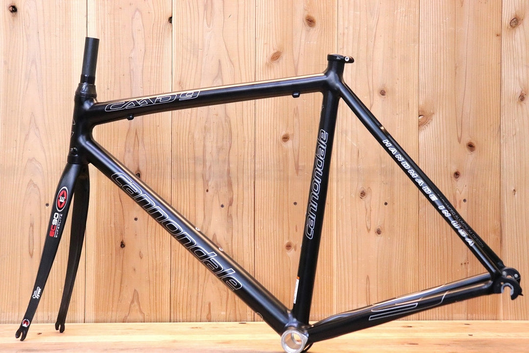 【フォークカスタム品】 キャノンデール CANNONDALE CAAD9 2010年モデル 54サイズ アルミ ロードバイク フレームセット 【芦屋店】