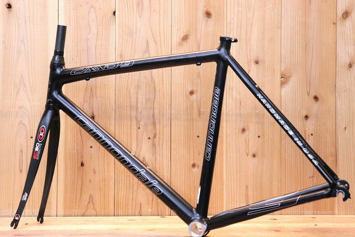 【フォークカスタム品】 キャノンデール CANNONDALE CAAD9 2010年モデル 54サイズ アルミ ロードバイク フレームセット 【芦屋店】