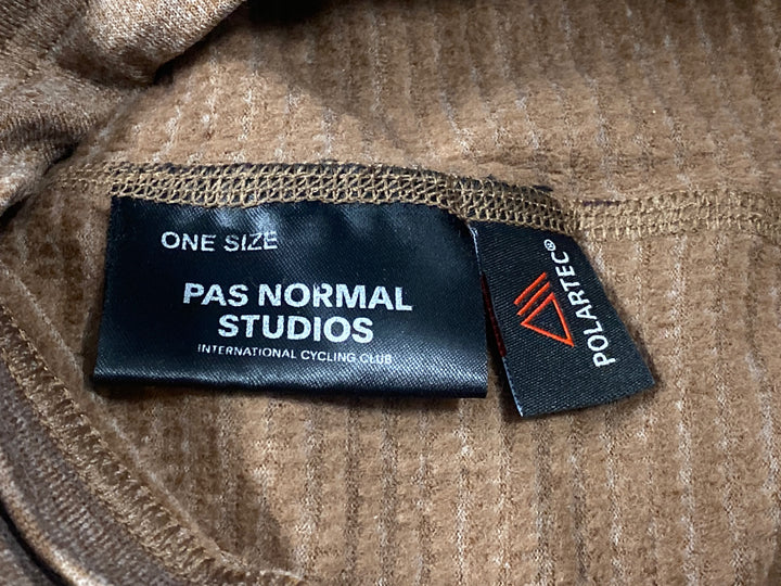 KM749 パスノーマルスタジオ PAS NORMAL STUDIOS THERMAL スヌード 茶 POLARTEC