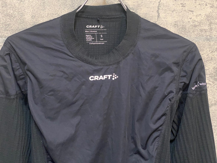 KM234 クラフト CRAFT 長袖 Active Extreme X Wind ベースレイヤー 黒 S