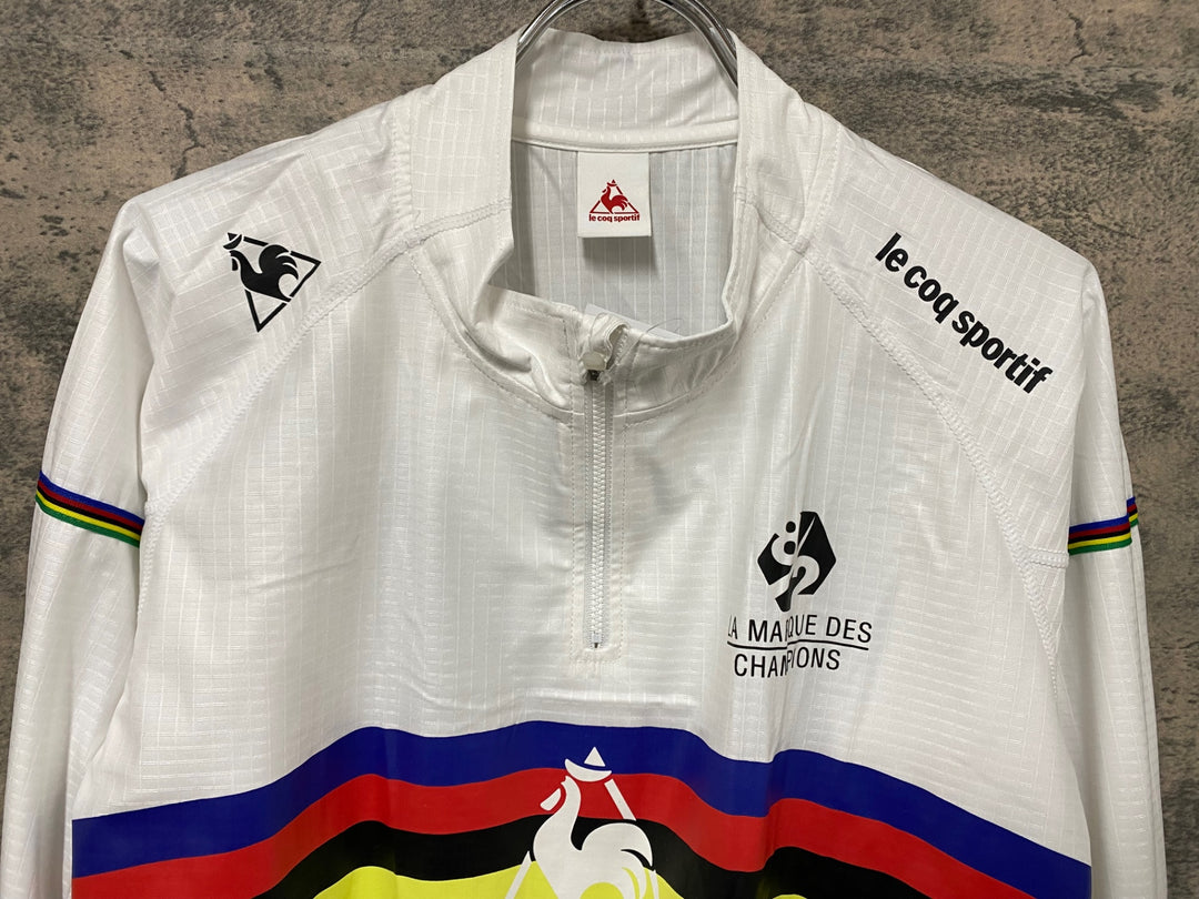 KC987 ルコックスポルティフ le coq sportif 長袖 ジャージ L ハーフジップ アルカンシェル