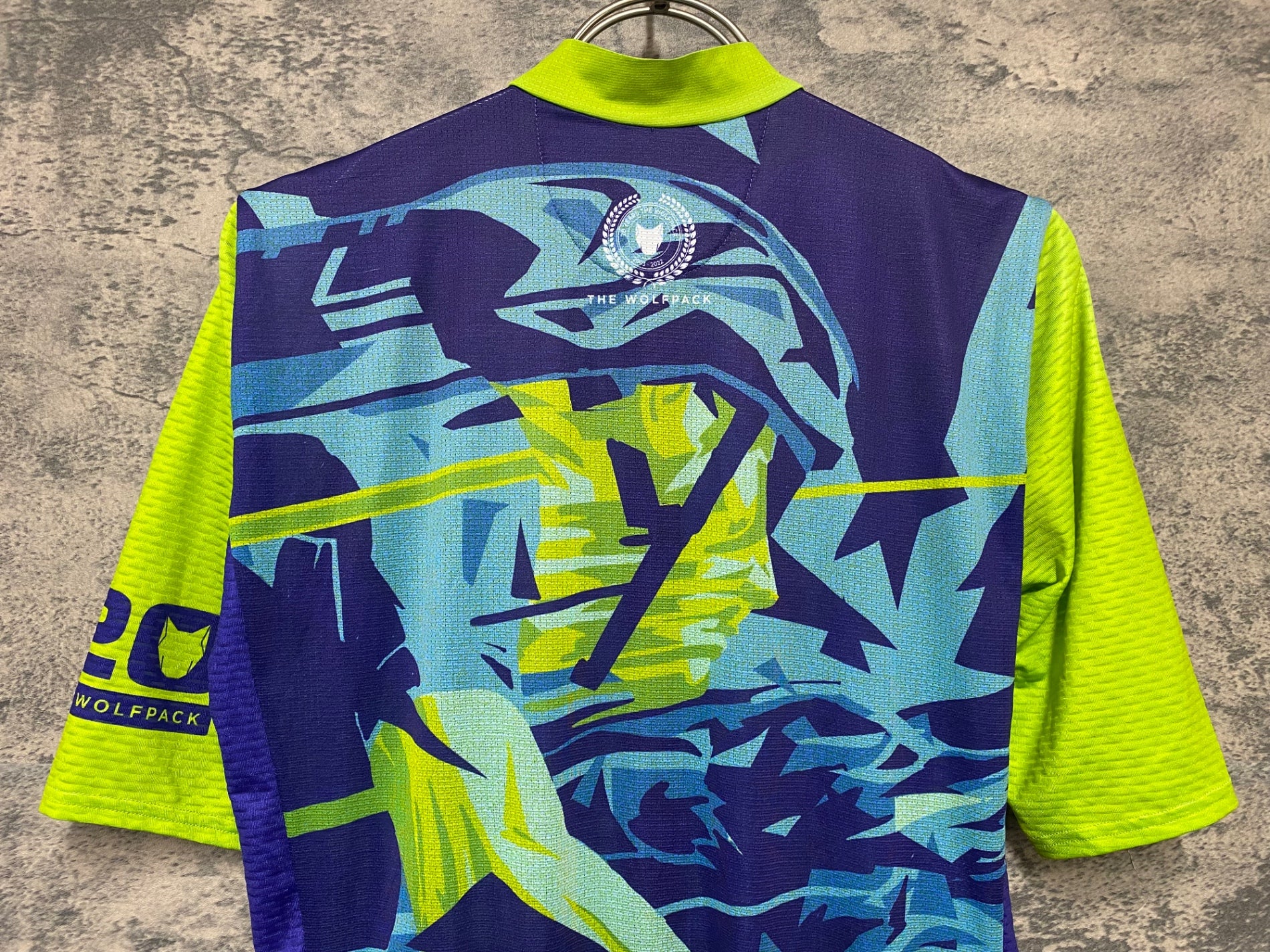 KD410 カステリ CASTELLI 半袖 サイクルジャージ 黄緑 S The Wolfpack