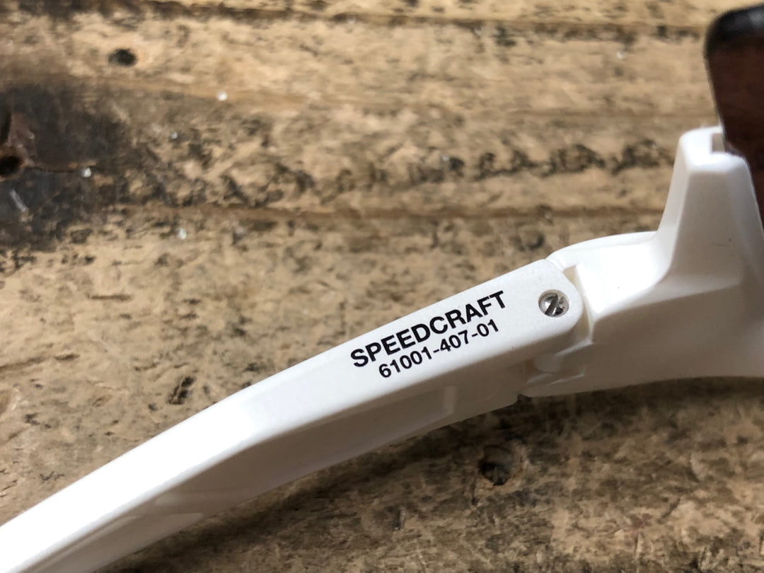 JU702 100％ SPEEDCRAFT サングラス 白 HiPERレンズ LOW-LIGHTレンズ付属