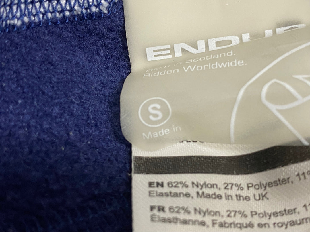 JS491 エンデュラ ENDURA ビブタイツ 濃紺 S 裏起毛 movistar