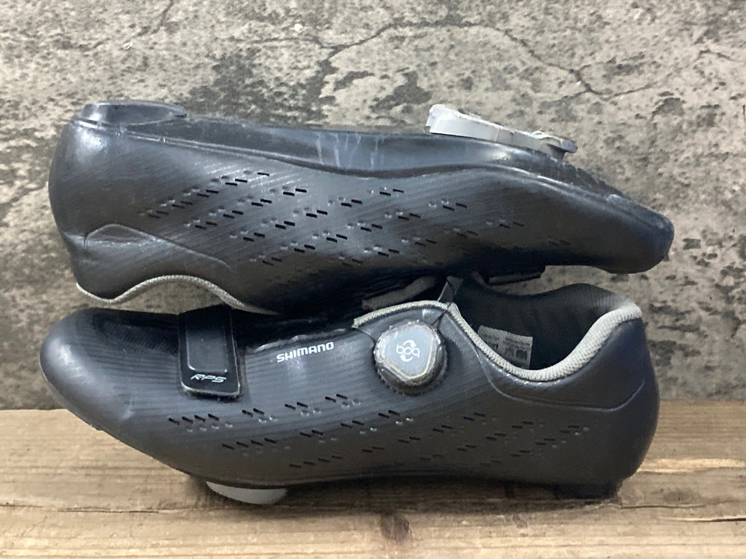 KQ865 シマノ SHIMANO RP5 SH-RP501-SL ビンディングシューズ 黒 EU43