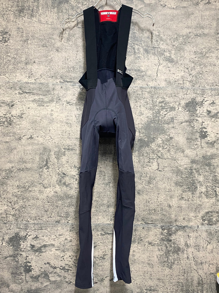 JY242 カステリ CASTELLI ビブタイツ カーキ色 S 裏起毛