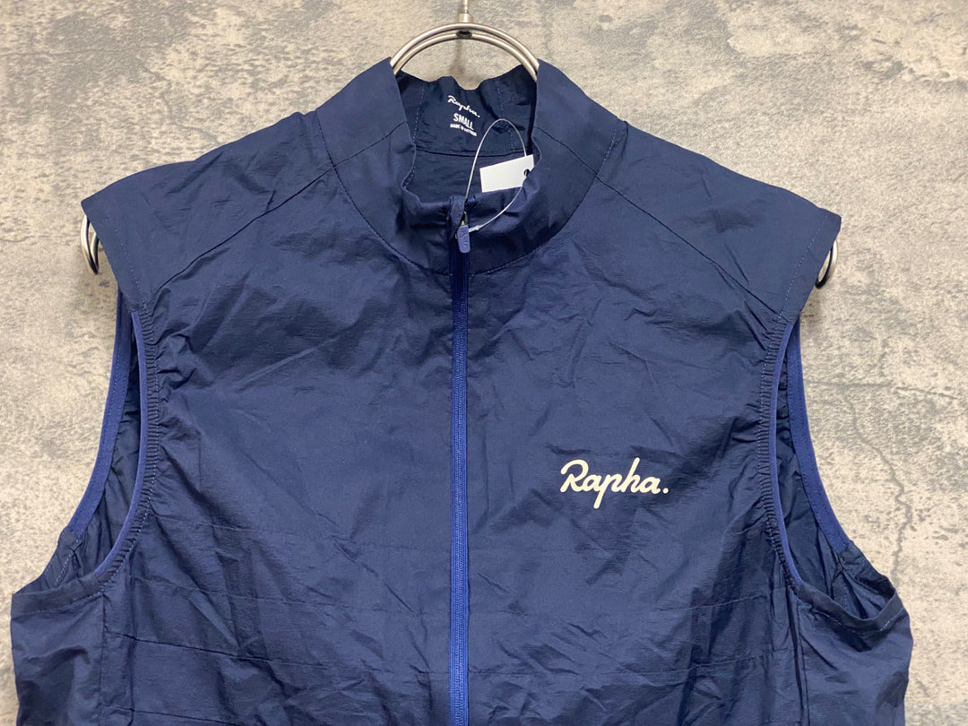 JO048 ラファ Rapha EXPLORE LIGHTWEIGHT GILE ジレ サイクルベスト 紺 S