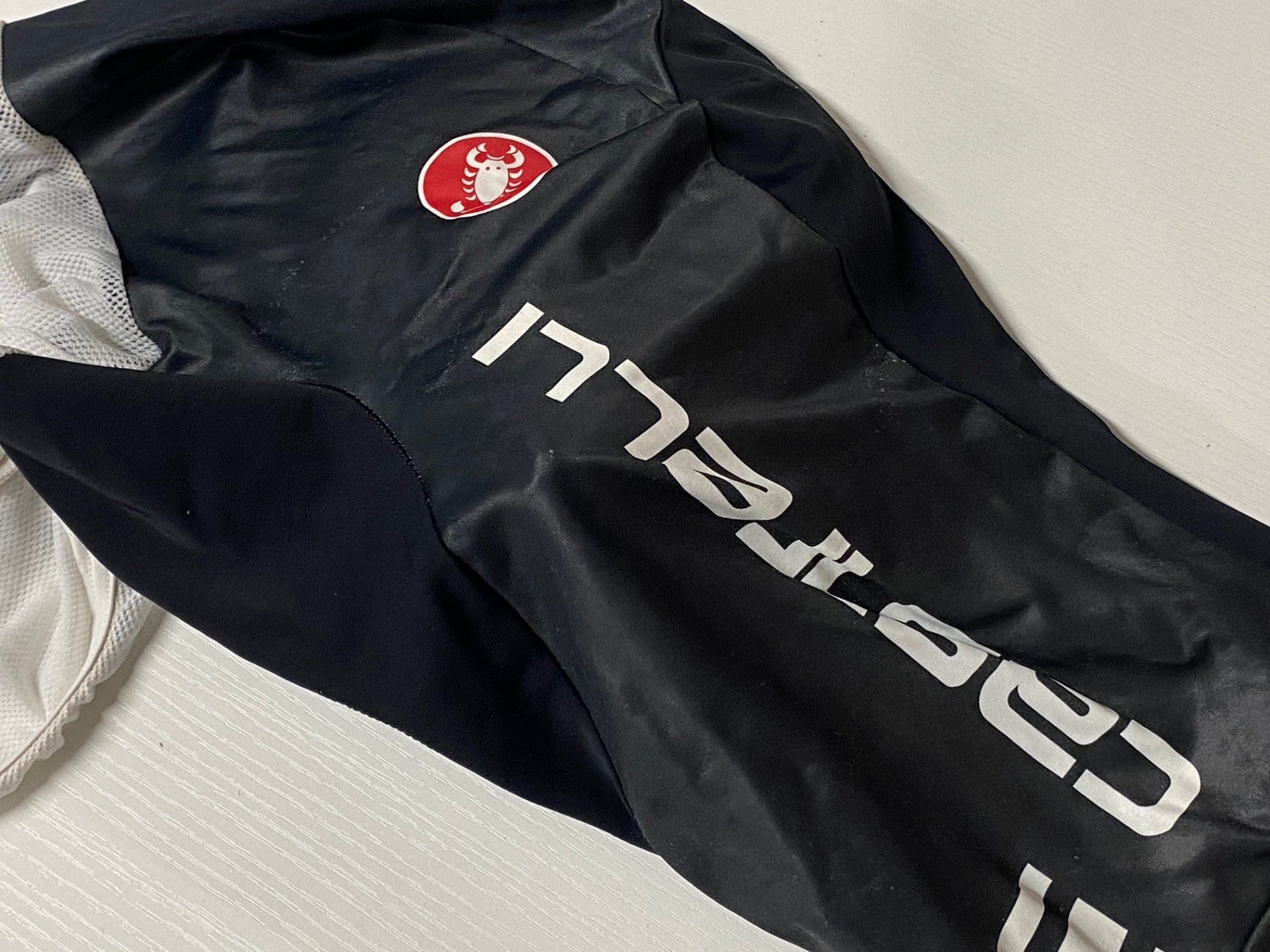 KH242 カステリ CASTELLI ビブショーツ 黒白 M ※擦れあり – BICI AMORE
