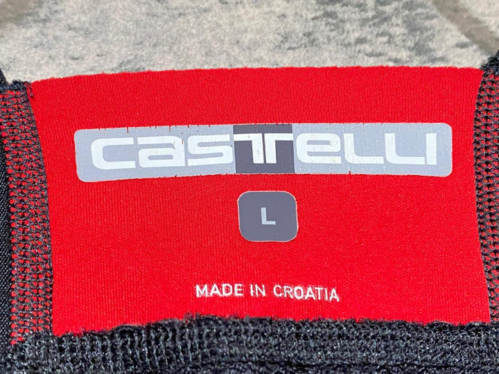 KG694 カステリ CASTELLI SORPASSO ROS BIBTIGHT ビブタイツ 黒 L