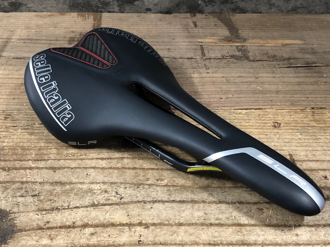 KN601 セライタリア Selle Italia SLR Kit Carbonio Flow サドル 黒 カーボンレール