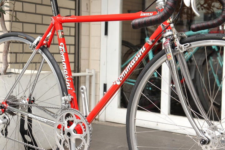 トマジーニ TOMMASINI シンテシー SINTESI 49サイズ カンパニョーロ アテナ 11S クロモリ ロードバイク 【横浜店】