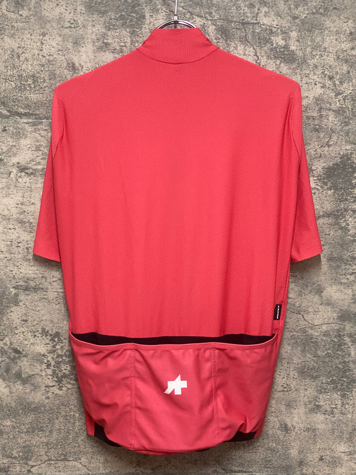 KR254 アソス Assos EQUIPE R S11 Short Sleeve Jersey 半袖 サイクルジャージ 赤 L