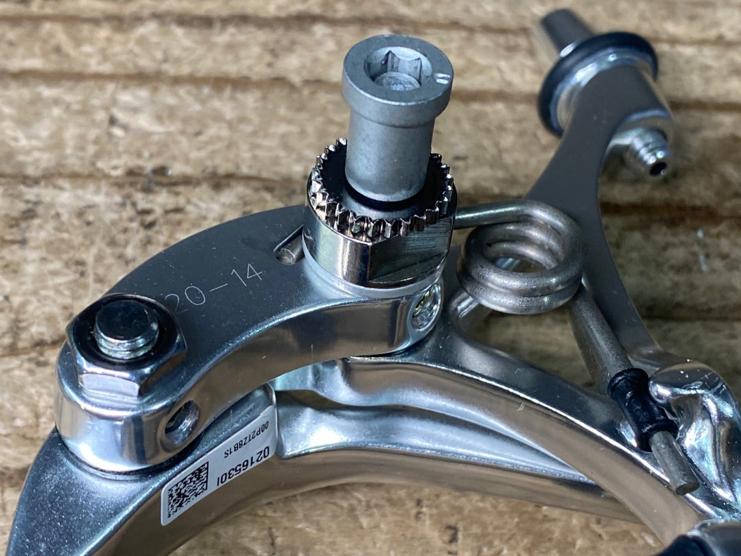 JR428 カンパニョーロ CAMPAGNOLO スケルトン キャリパーブレーキ シルバー 前後セット