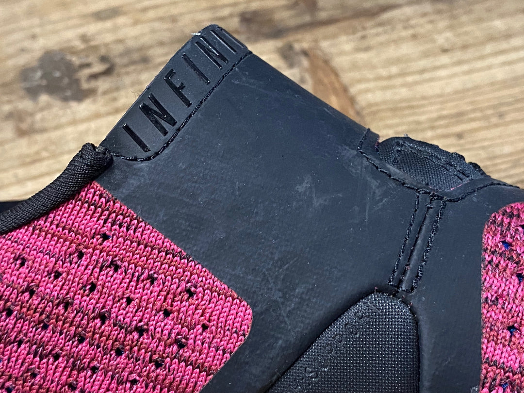 JS464 フィジーク fizik INFINITO R1 KNIT SHOES ビンディングシューズ EUR40.5 3穴 赤 ※ジャンク