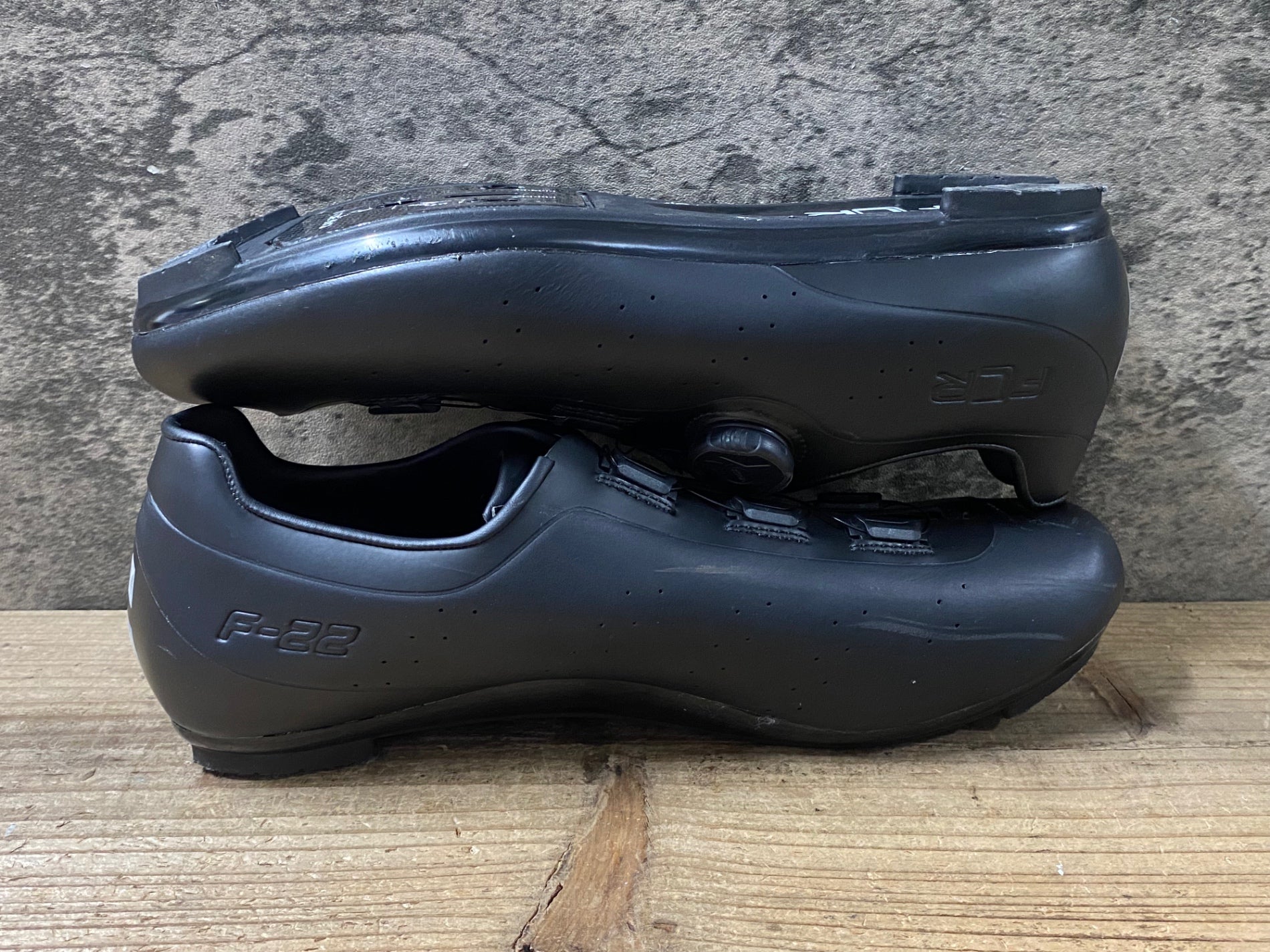 KJ236 FLR F-22 3 ビンディングシューズ 黒 EU43 SPD-SL speecplay