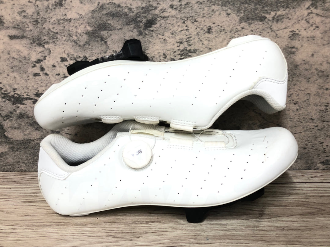 JT323 マヴィック MAVIC COSMIC BOA ビンディングシューズ 3穴 白 EU41 1/3