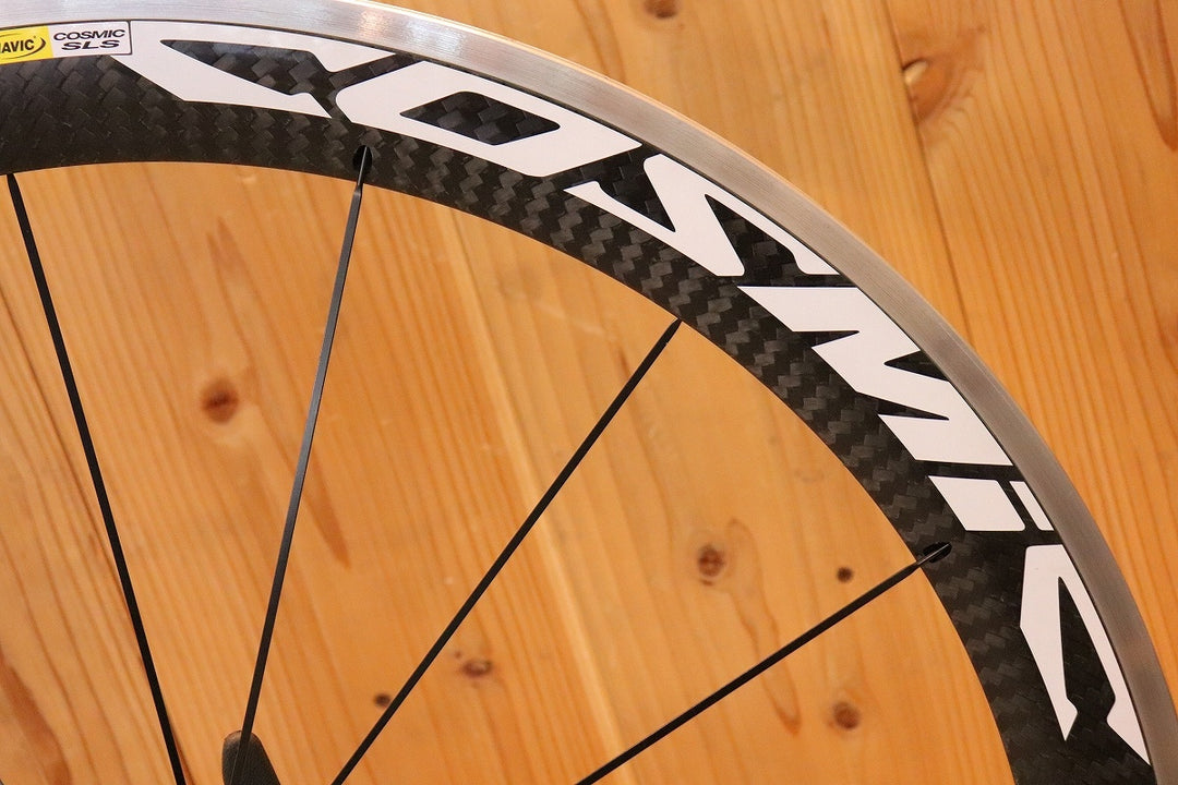 マヴィック MAVIC コスミック COSMIC CARBON SLS アルミ カーボン クリンチャー ホイールセット シマノ 11S/12S ナローリム 13C 【芦屋店】