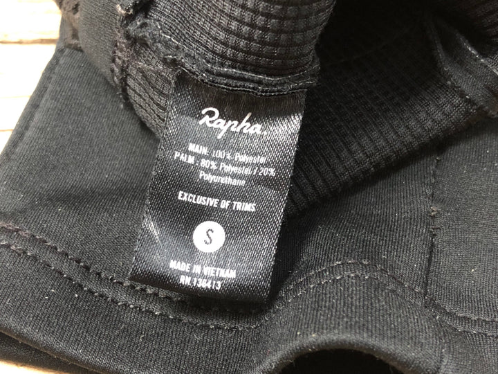 KC834 ラファ Rapha PRO TEAM GLOVE 長指 グローブ 黒 S