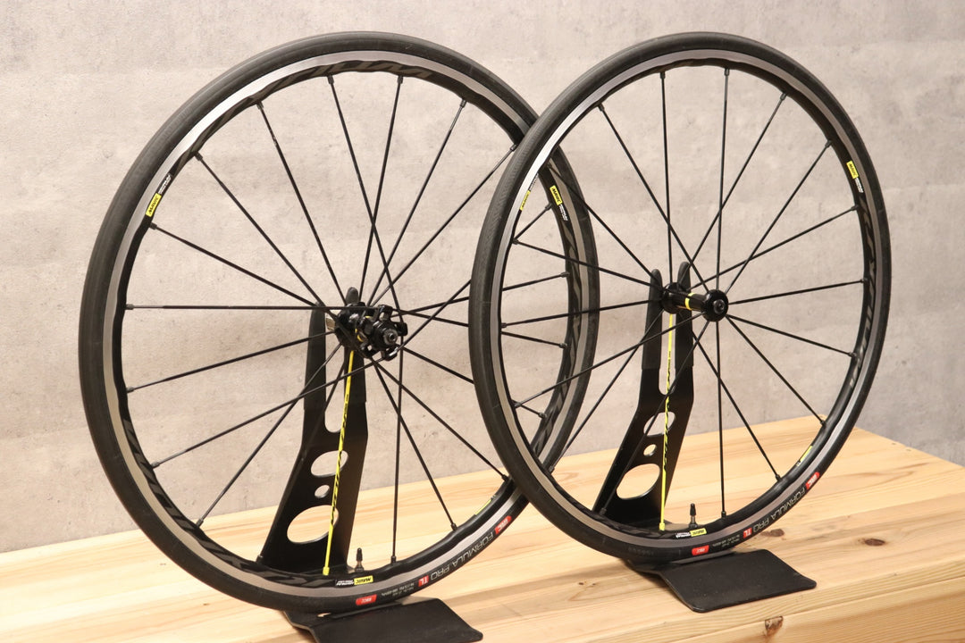 マヴィック MAVIC キシリウム プロ KSYRIUM PRO UST アルミ チューブレス ホイールセット シマノ12/11S ワイドリム 17C 【さいたま浦和店】