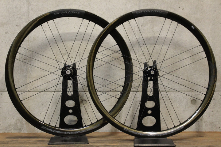カンパニョーロ CAMPAGNOLO シャマル カーボン SHAMAL CARBON DB カーボン チューブレス ホイールセット シマノ 11/12S 21C 【福岡店】