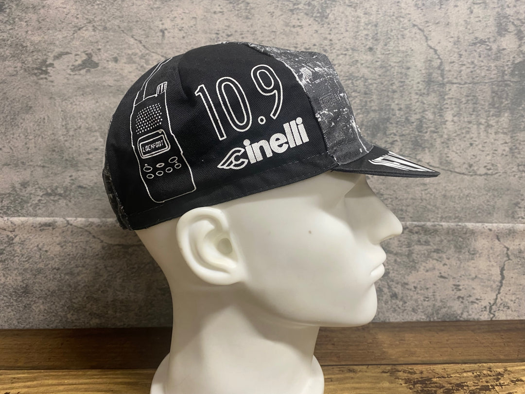 JY140 チネリ Cinelli NEWYORK サイクルキャップ 黒
