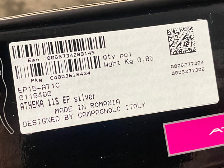 JS204 カンパニョーロ CAMPAGNOLO ATHENA EP15-AT1C ATHENA 11S Ergopower Sliver エルゴパワー 左右セット 2x11S