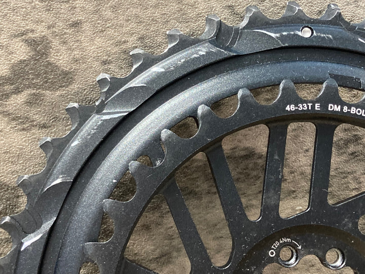 KL432 スラム SRAM フォース FORCE チェーンリング 46-33T