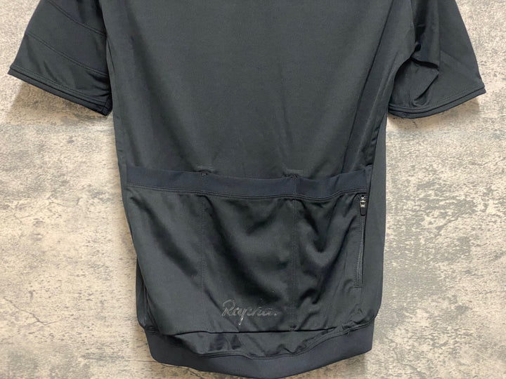 JO744 ラファ Rapha SHORT SLEEVE CORE JERSEY 半袖 サイクルジャージ 黒 XS