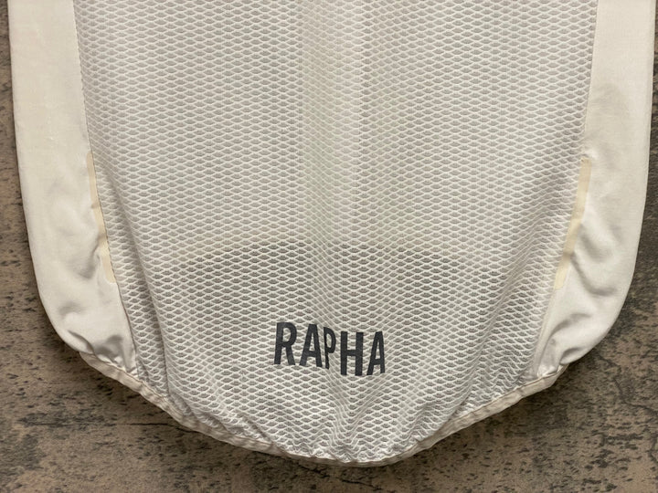 KG524 ラファ Rapha ジレ サイクルベスト 白 S ※チャック取手破損