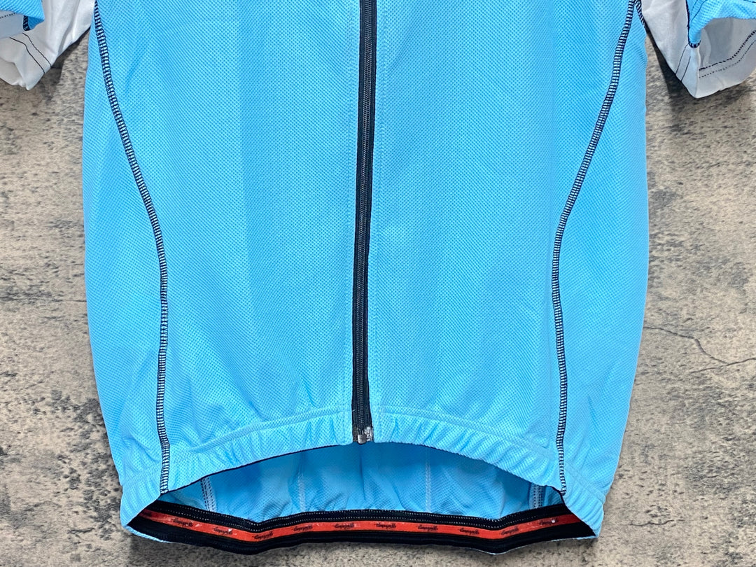 KL633 カンパニョーロ CAMPAGNOLO 半袖 サイクルジャージ 水色 M