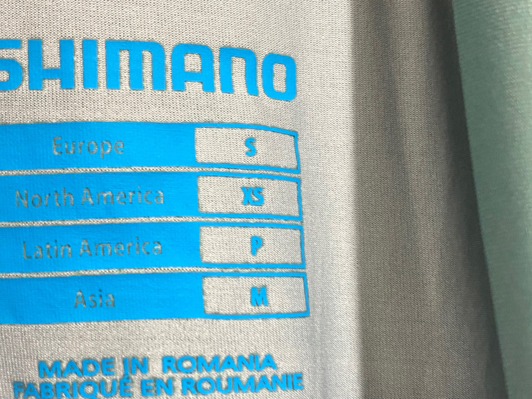 JZ829 シマノ SHIMANO 半袖 サイクルジャージ ブラウン グリーン M