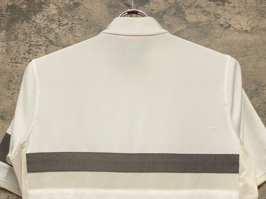 KJ278 ラファ Rapha BREVET LIGHTWEIGHT JERSEY 半袖 サイクルジャージ 白 M