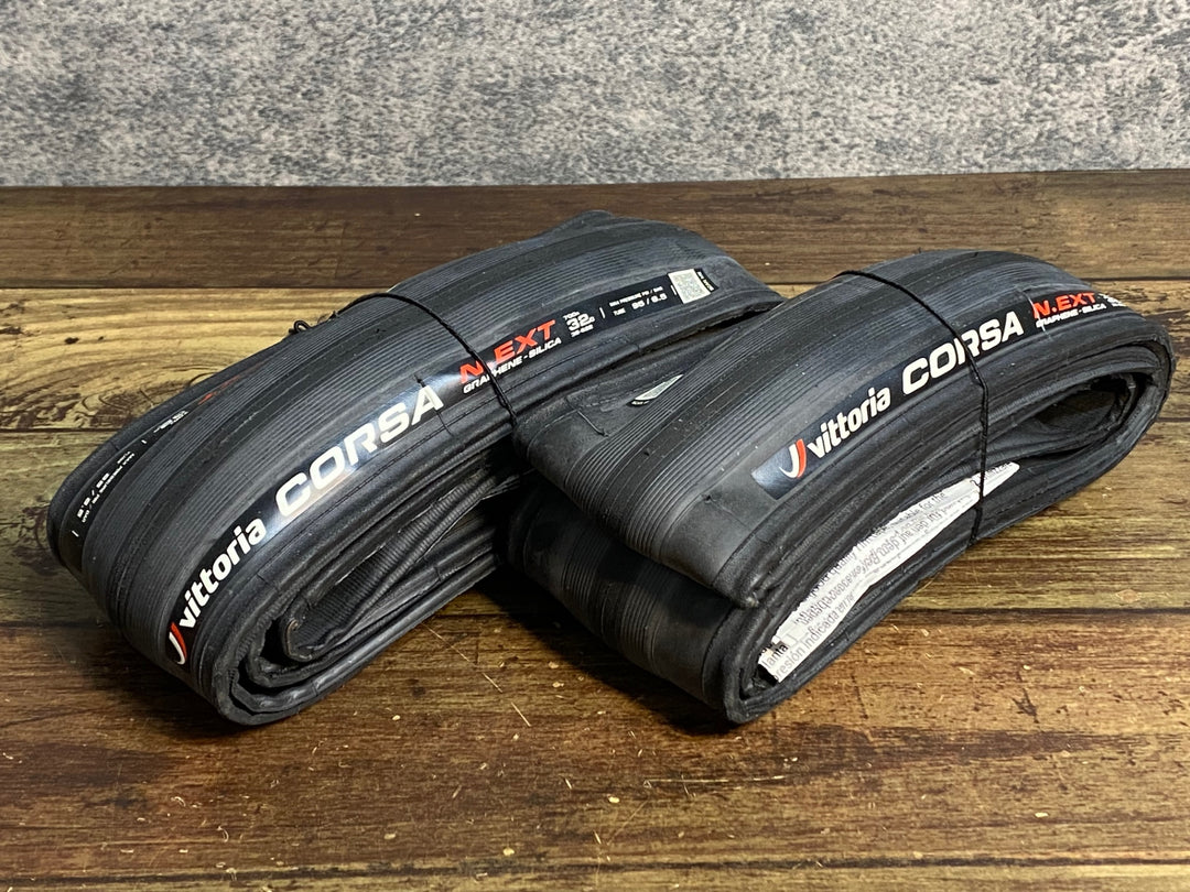 JP945 ヴィットリア vittoria コルサネクスト CORSA N.EXT 700x32C クリンチャー タイヤ 2本セット 未使用品
