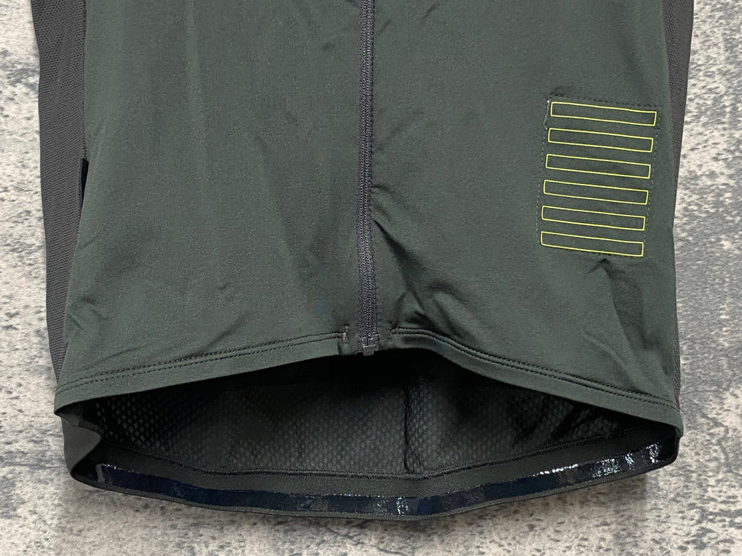 JZ538 ラファ Rapha PRO TEAM JERSEY 半袖サイクルジャージ オリーブ S
