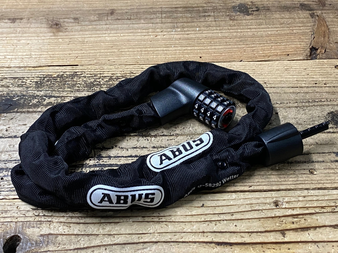 KL408 アブス ABUS チェーンロック 黒 ダイヤル