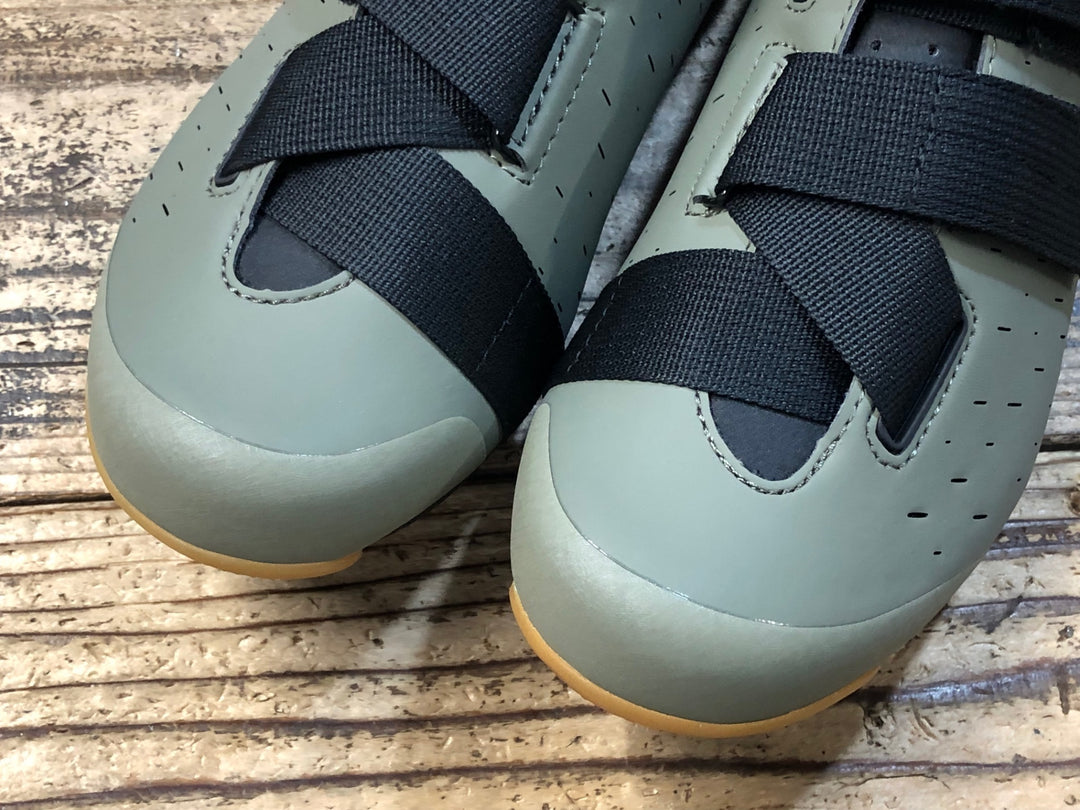 JX858 フィジーク fizik TERRA POWERSTRAP X4 ビンディングシューズ SPD 緑 EU42 ※未使用