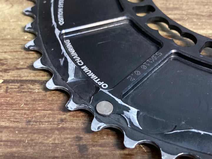 JP801 ローター ROTOR QARBON チェーンリングセット 53/36T 11S PCD110 5H