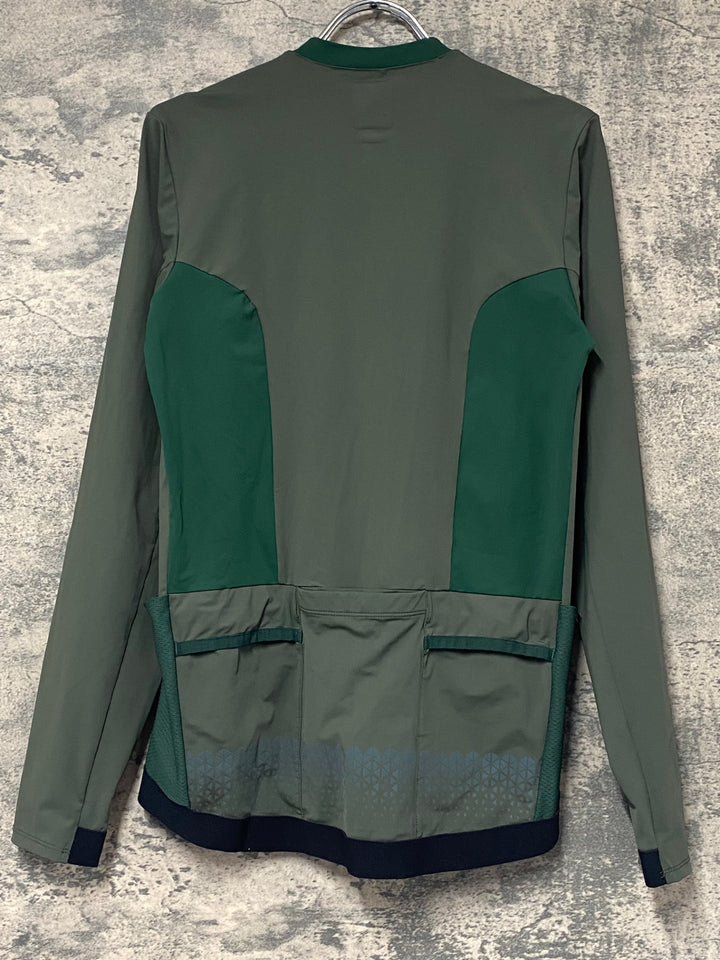 KI785 オークリー OAKLEY 長袖 サイクルジャージ 緑 REGULAR FIT XL