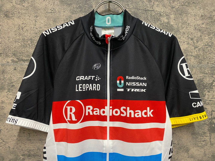 JS448 クラフト CRAFT 半袖 サイクルジャージ 黒 白 M RadioShack