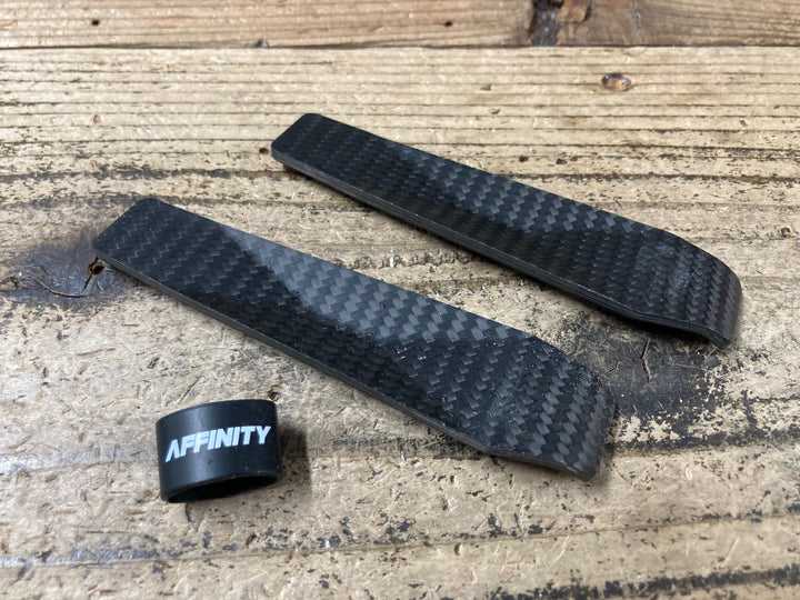 JU968 アフィニティ AFFINITY carbon fiber tire levers タイヤレバー 2本