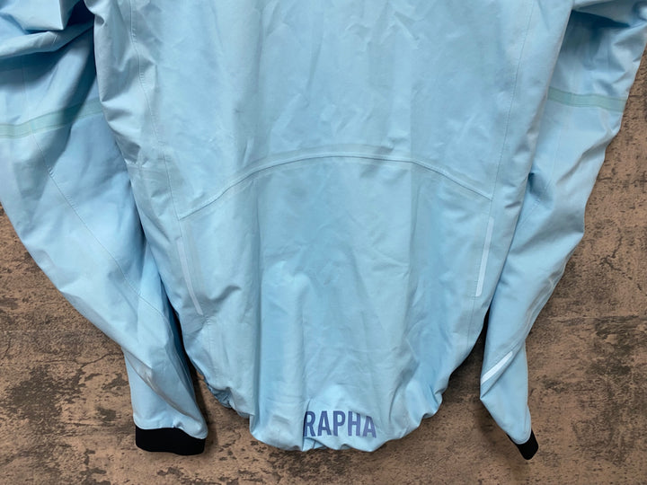 JF715 ラファ Rapha PRO TEAM RACE CAPE 長袖サイクルジャケット 水色 S