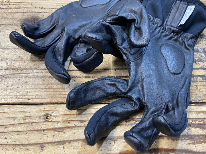 KJ050 モンベル mont-bell 長指 ウィンターグローブ 黒 M 裏起毛 GORE TEX INFINIUM