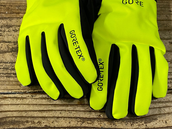 JV935 ゴア GORE 長指 グローブ 黄 XS 裏起毛