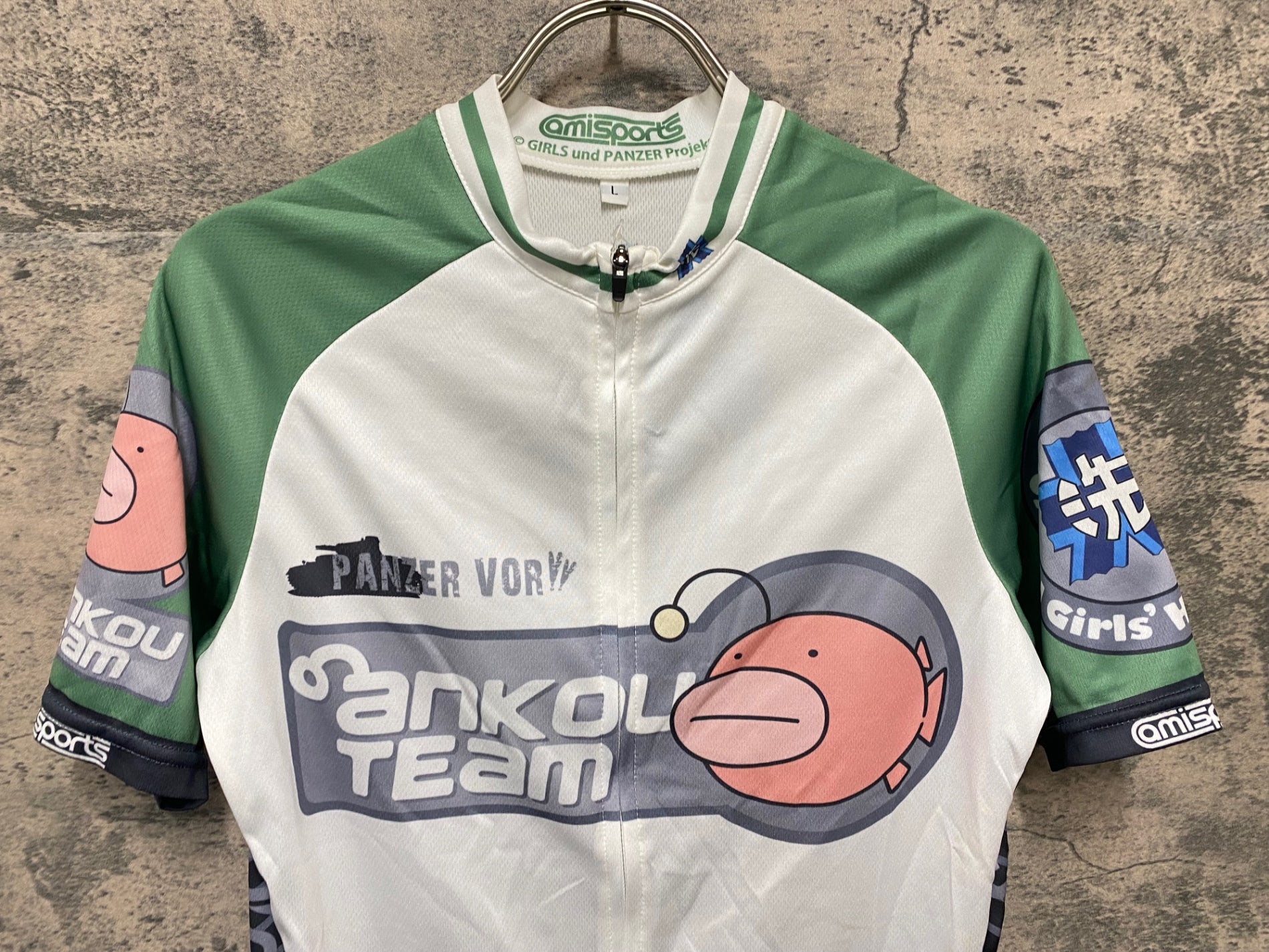 【豊富な,定番人気】 ガールズu0026パンツァー あんこうチーム サイクルジャージ eins(半袖) XXL 【豊富な,定番人気】 ガールズu0026パンツァー あんこうチーム サイクルジャージ eins(半袖) XXL