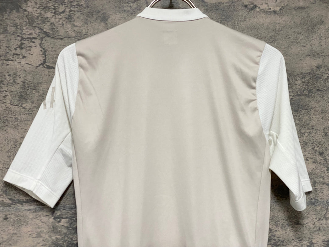 KM416 ラファ Rapha MENS PRO TEAM JERSEY 半袖 サイクルジャージ 白 ベージュ S