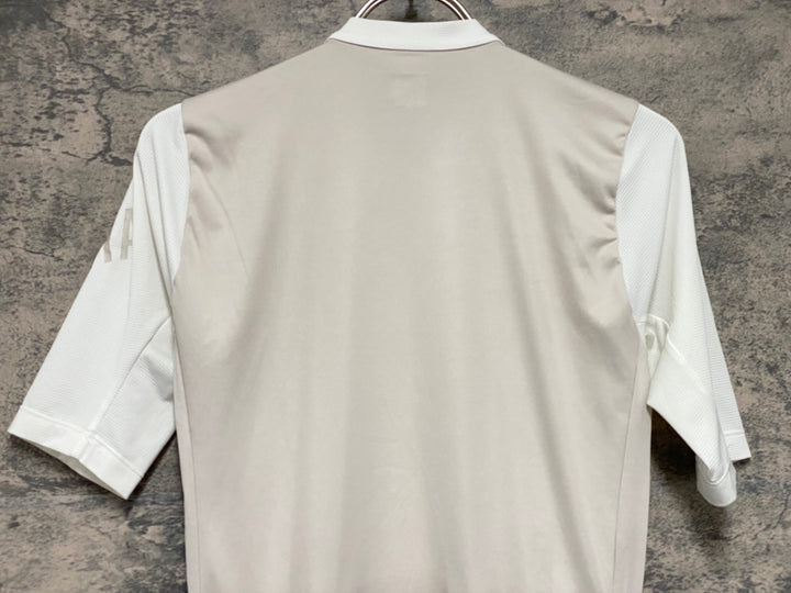 KM416 ラファ Rapha MENS PRO TEAM JERSEY 半袖 サイクルジャージ 白 ベージュ S