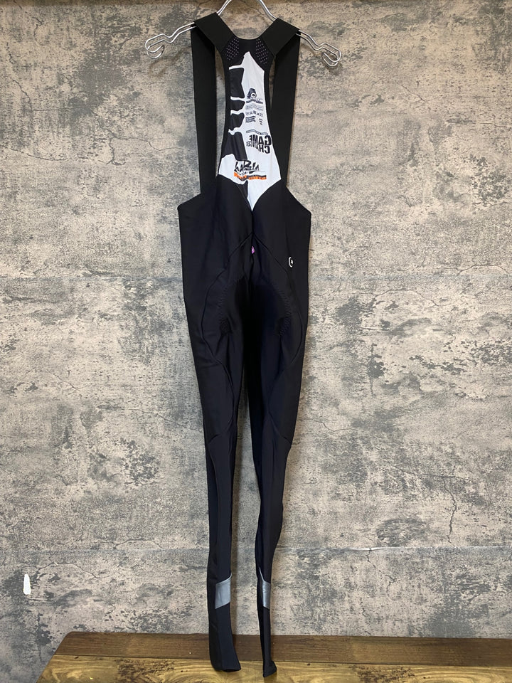 KP852 アソス ASSOS habu TIGHTS MILLE S7 ビブタイツ 黒 L 裏起毛