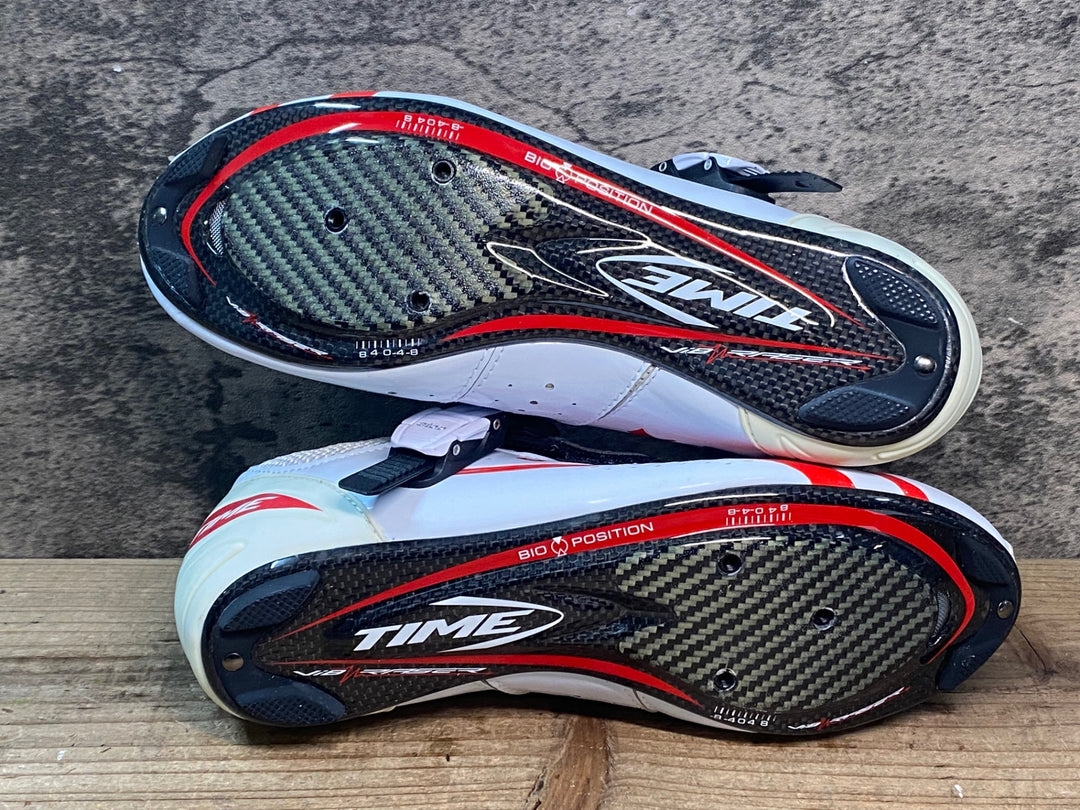JR514 タイム TIME ULTEAM RS CARBON ビンディングシューズ 白 EU39