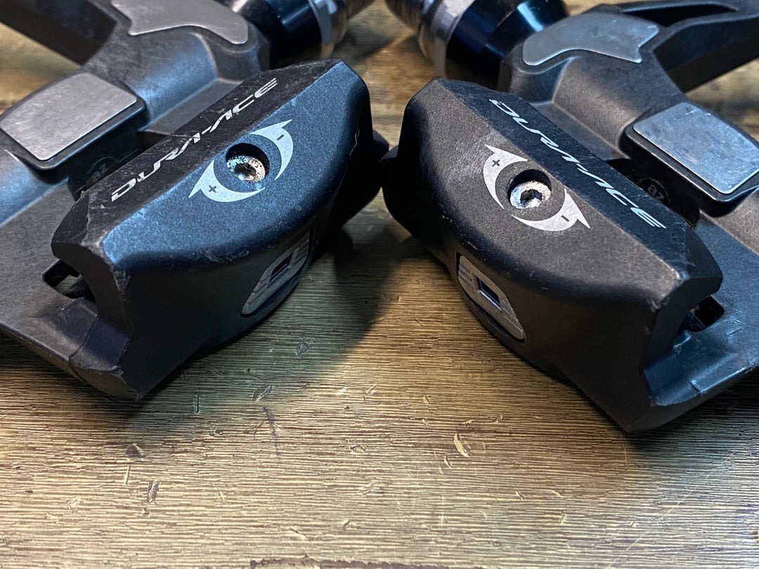 JF878 シマノ SHIMANO デュラエース DURA-ACE PD-R9100 ビンディングペダル SPD-SL ※プレート剥がれ